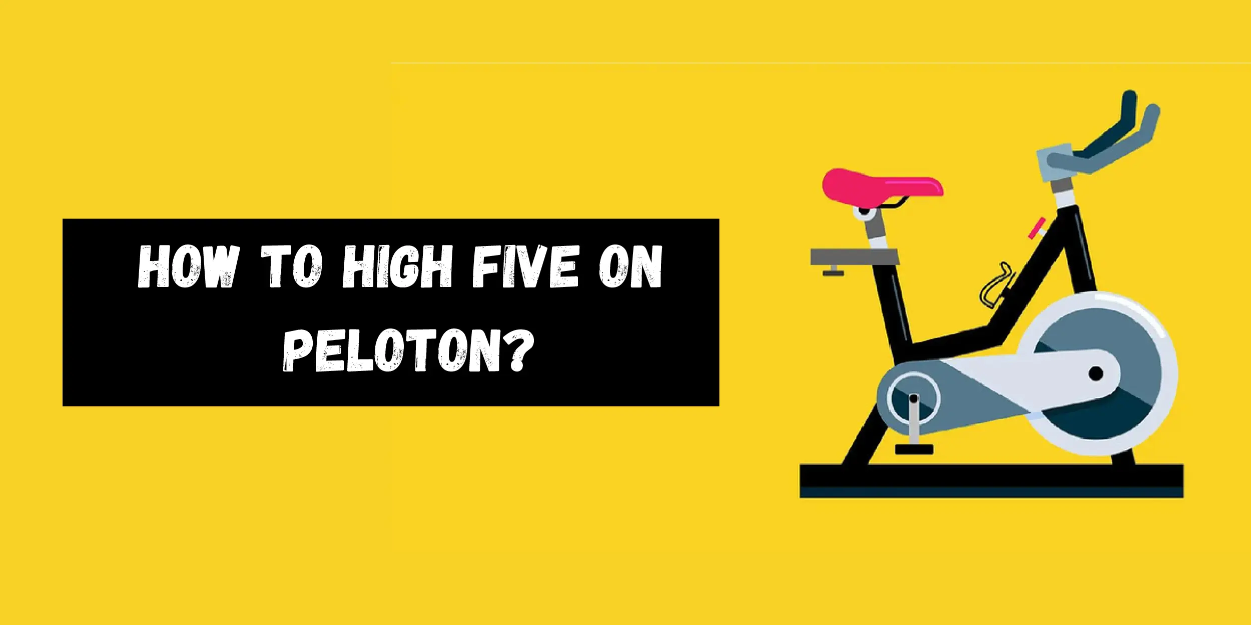 How to High Five on Peloton?