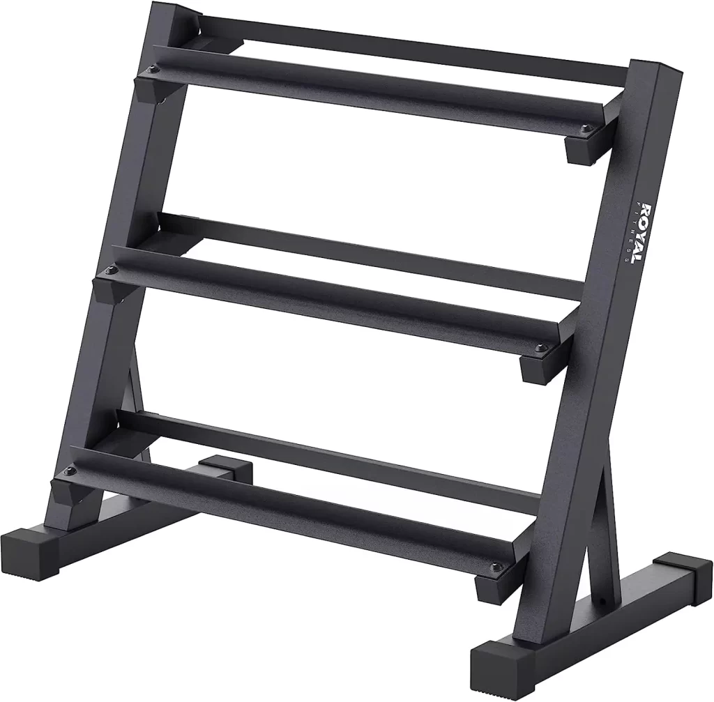 Royal Fitness 3-Tier Dumbbell Weight Rack